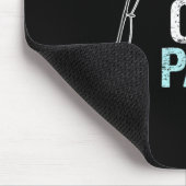 Cooles Pappy Grafik-Pappy-Geschenk von Grandtochte Mousepad (Ecke)