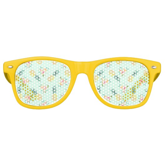 Cooles Party Ananas Retro Sonnenbrille (Vorderseite)