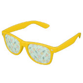 Cooles Party Ananas Retro Sonnenbrille (Schrägansicht)
