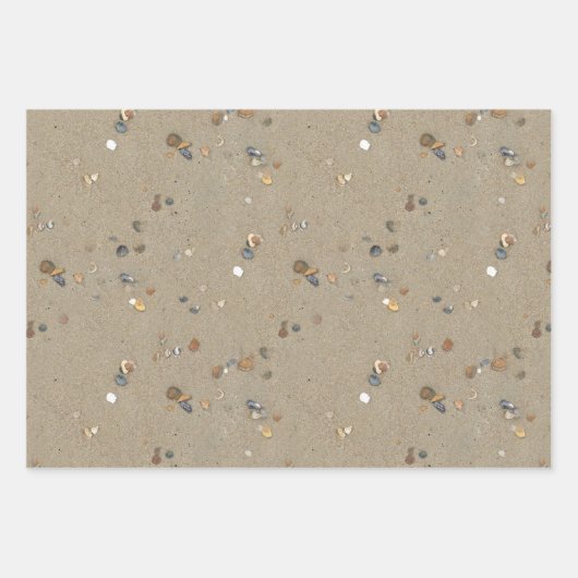 cooles Party aus Sandstrand Geschenkpapier Set (Vorderseite)