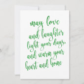 Cooles Party des Grünen Glitzer St Patrick's Day Einladung (Vorderseite)