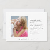 Cooles Party Editable Color Abschluss Einladung (Rückseite)