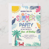 COOLES Party Einladung (Vorderseite)