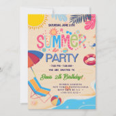 COOLES Party Einladung (Vorderseite)