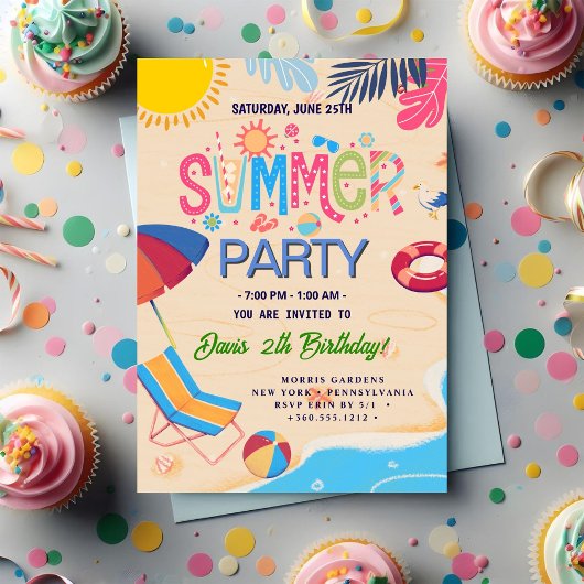 COOLES Party Einladung