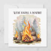 cooles Party für Brandschutz Einladung (Vorderseite)