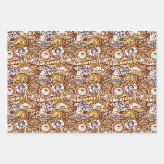 cooles Party Geschenkpapier Set (Vorderseite)