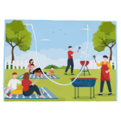 cooles Party Große Geschenktüte (Rückseite)