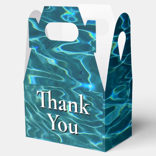 Cooles Party im Pool mit Wasser Geschenkschachtel (Geöffnet)