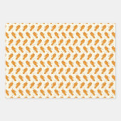 cooles Party mit Fastfood Geschenkpapier Set (Vorderseite 3)