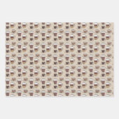 cooles Party mit gefliestem Verpackungspapier Geschenkpapier Set (Vorderseite 3)