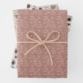 cooles Party mit gefliestem Verpackungspapier Geschenkpapier Set (Beispiel)