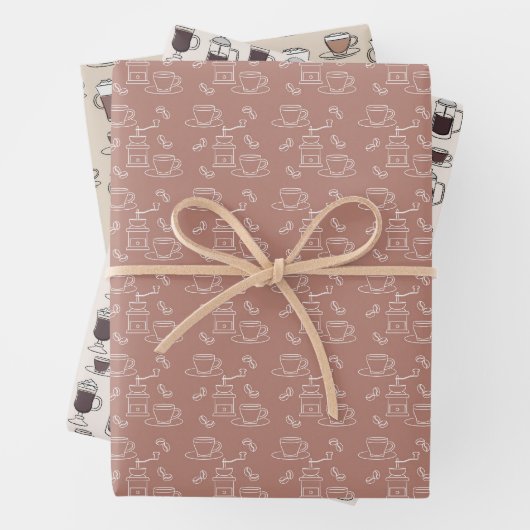 cooles Party mit gefliestem Verpackungspapier Geschenkpapier Set (Beispiel)