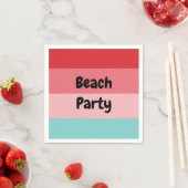 Cooles Party mit Streifen Serviette (Beispiel)