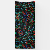Cooles Party Paint Splashes 2.5x6 Vinyl Banner (Vertikal)