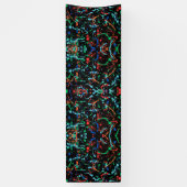 Cooles Party Paint Splashes 2.5x8 Vinyl Banner (Vertikal)
