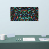 Cooles Party Paint Splashes 2x1 Vinyl Banner (Messe)