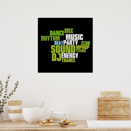 COOLES PARTY POSTER (Küche)