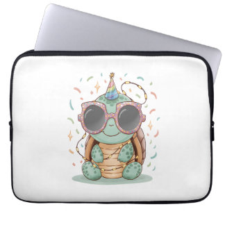 Cooles Party Turtle Laptopschutzhülle