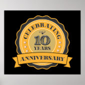 cooles Party zum 10. Jahr Poster (Vorne)