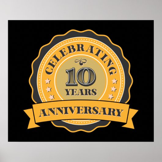 cooles Party zum 10. Jahr Poster (Vorne)