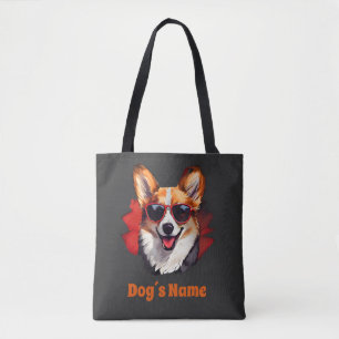 Cooles Pembroke Walisisches Corgi mit Sonnenbrille Tasche