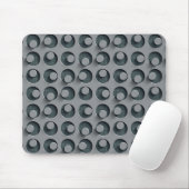 Cooles Perforiertes Metall mit Holen und Buttonen Mousepad (Mit Mouse)