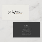 Cooles Personal Koch Knife Logo Einftiger Catering Visitenkarte (Vorne/Hinten)