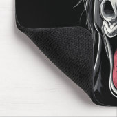 Cooles Pferd mit Zungenpferden auf dem Pferd Mousepad (Ecke)