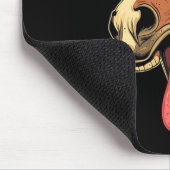 Cooles Pferd mit Zungenpferden auf Pferdebasis Mousepad (Ecke)