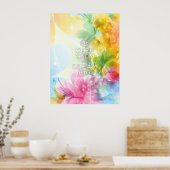 Cooles phantastisches trendiges Zitat "Behalt Ruhe Poster (Küche)