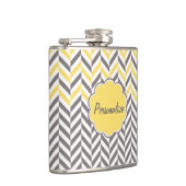 Cooles phantastisches Zackengeflecht Flachmann (Rechts)