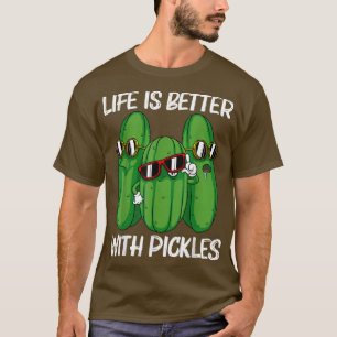 Cooles Pickeln-Design für Männer Frauen Pickle Foo T-Shirt