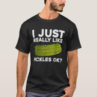 Cooles Pickeln für Männer Dill Pickle Lover Cucumb T-Shirt