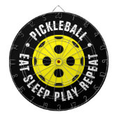 Cooles Pickleball-Dartboard-Geschenk für Fan und S Dartscheibe (vorne)