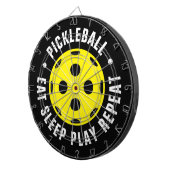 Cooles Pickleball-Dartboard-Geschenk für Fan und S Dartscheibe (Vorderseite rechts)