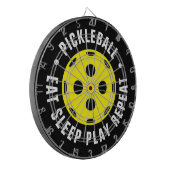 Cooles Pickleball-Dartboard-Geschenk für Fan und S Dartscheibe (Vorderseite Links)