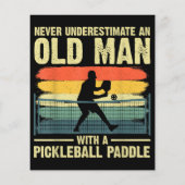 Cooles Pickleball-Design für Männer Opa Pickleball (Rückseite)