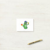 Cooles Pickleball-Logo Post-it Klebezettel (Auf Schreibtisch)