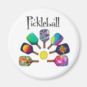 Cooles Pickleball-Rainbow Magnet