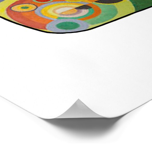 Cooles Pickleball-Rainbow Poster (Ecke)