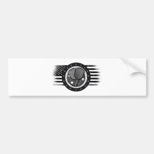 Cooles Pickleball Sport USA Grunge Flag - Pickleba Autoaufkleber