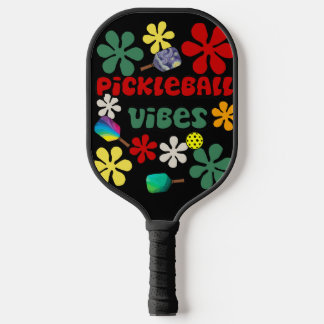 Cooles Pickleball Vibes Retro Art Schläger