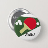 Cooles Ping-Pong-Design Button (Vorne & Hinten)