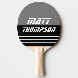 Cooles Ping Pong Paddle mit Namen Tischtennis Schläger
