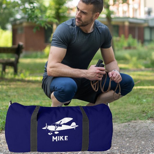 Cooles Piper-Cub-Flugzeug, einfacher Luftverkehr n Duffle Bag