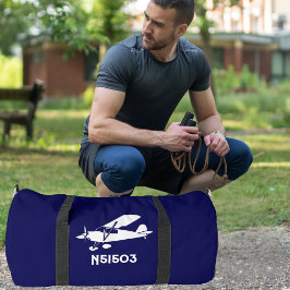 Cooles Piper-Cub-Flugzeug, einfacher Luftverkehr n Duffle Bag