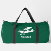 Cooles Piper Cub-Flugzeug, Luftverkehr mit benutze Duffle Bag (Vorderseite)