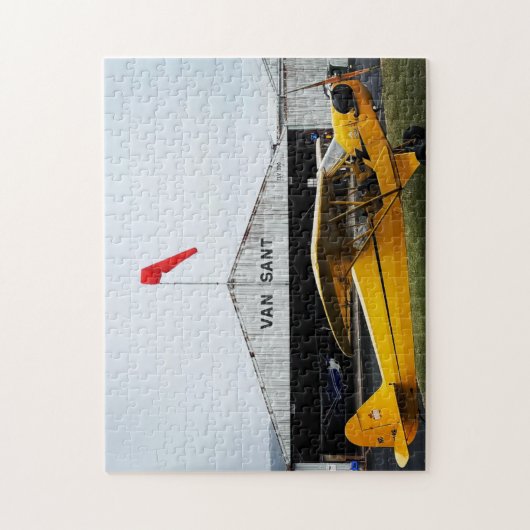 Cooles Piper Cube Airplane Foto Family Night Custo Puzzle (Vertikal)