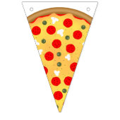 Cooles Pizza-Party Kindergeburtstag kundenspezifis Wimpelkette (Erste Fahne)